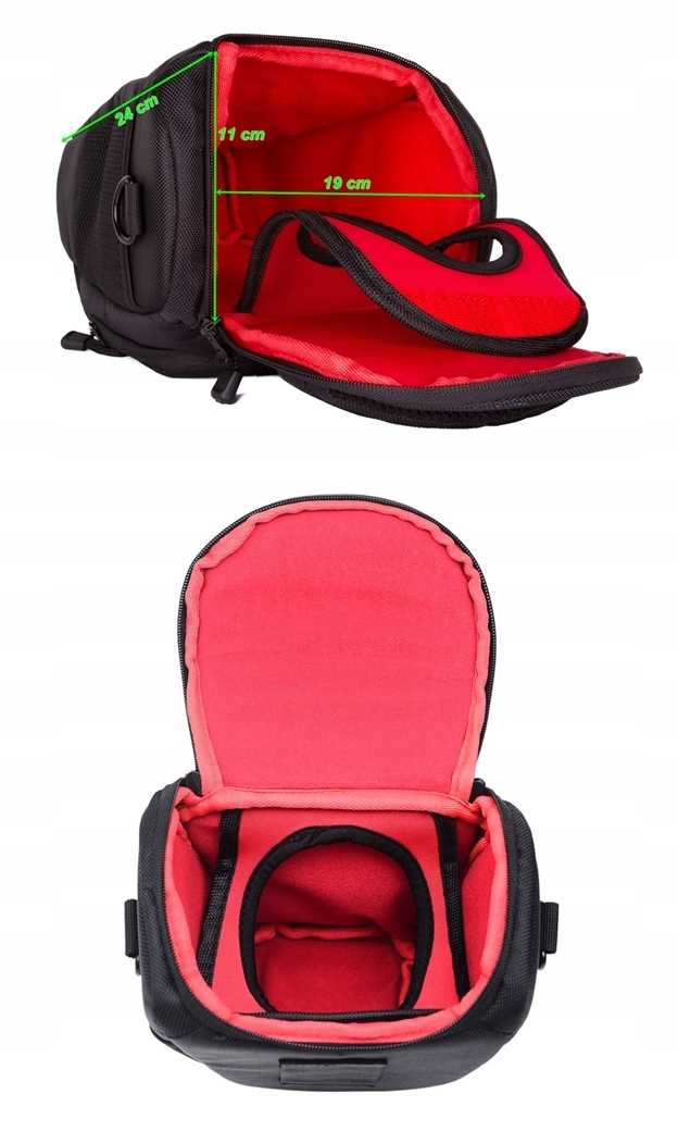 DUŻA TORBA KABURA COLT NA APARAT FOTO AKCESORIA LUSTRZANKĘ DSLR 19X11X24CM Model COLT