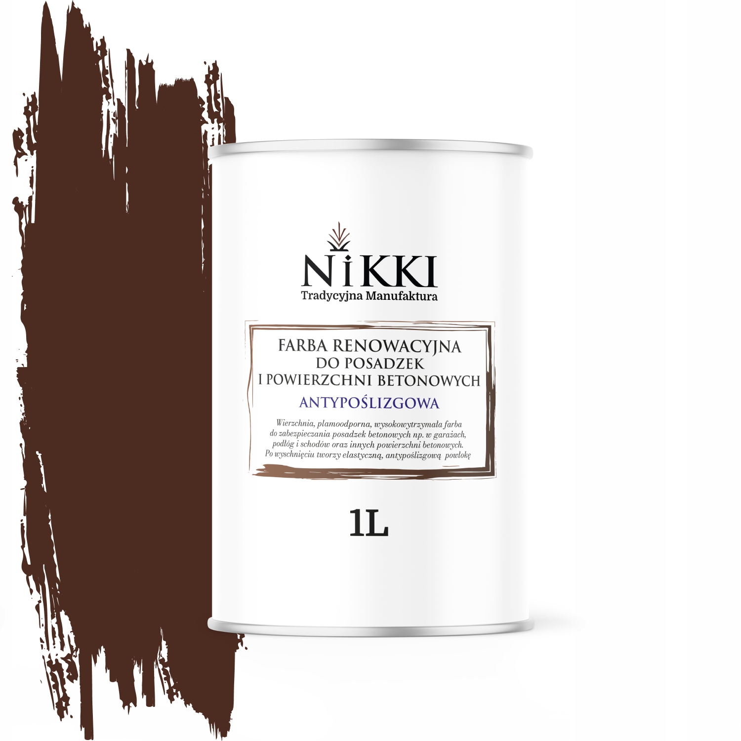 Barva Barva Na Podlahy Protiskluzová Uv Hnědá Teplá Ral 8016 1L