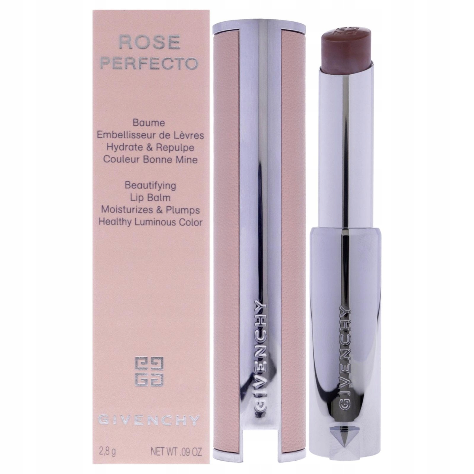 Givenchy Rose Perfecto Tónovací balzám na rty 2,8 g Odstín: N111 Soft Nude Pro Ženy