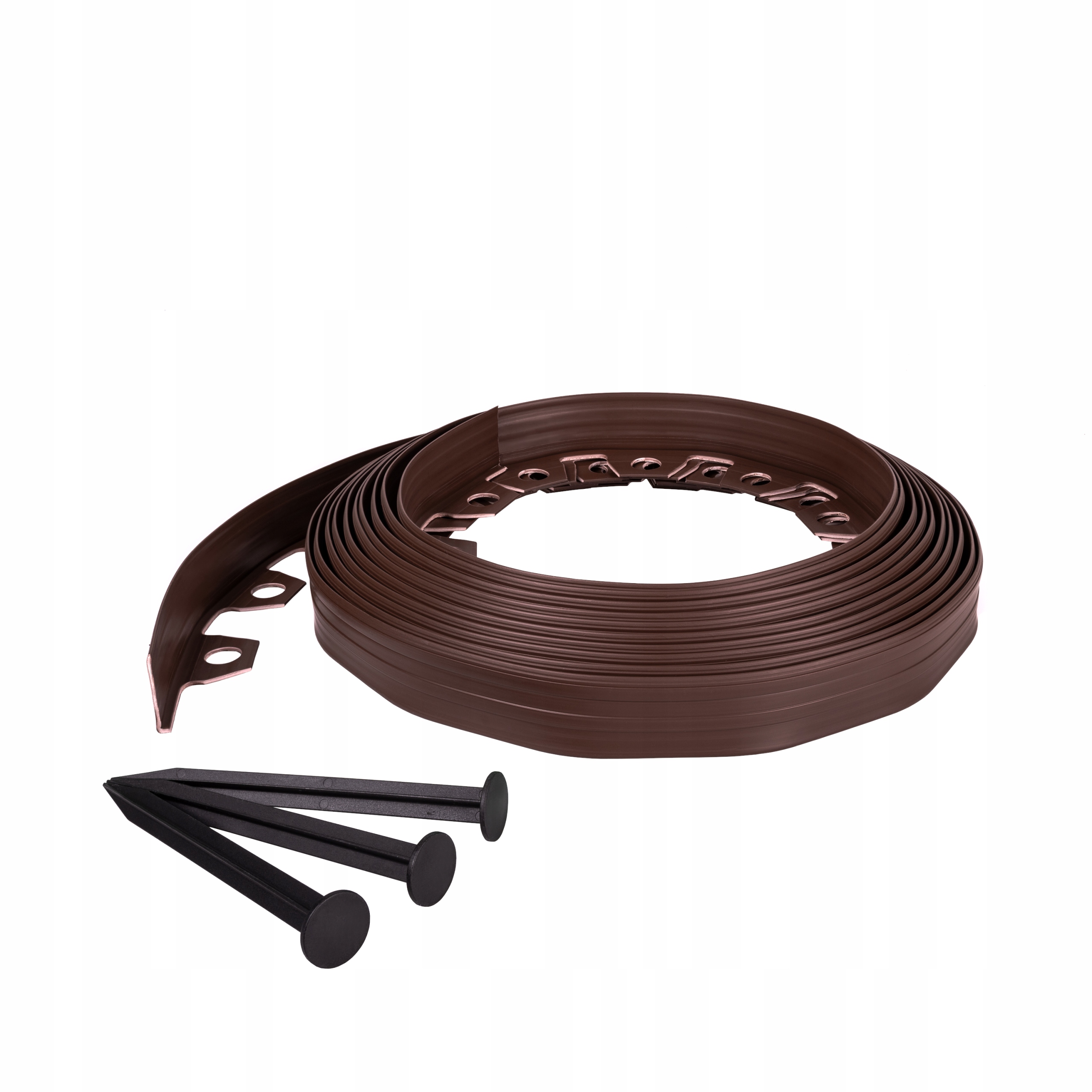 

Obrzeże ogrodowe trawnikowe 100mb brązowy 4cm