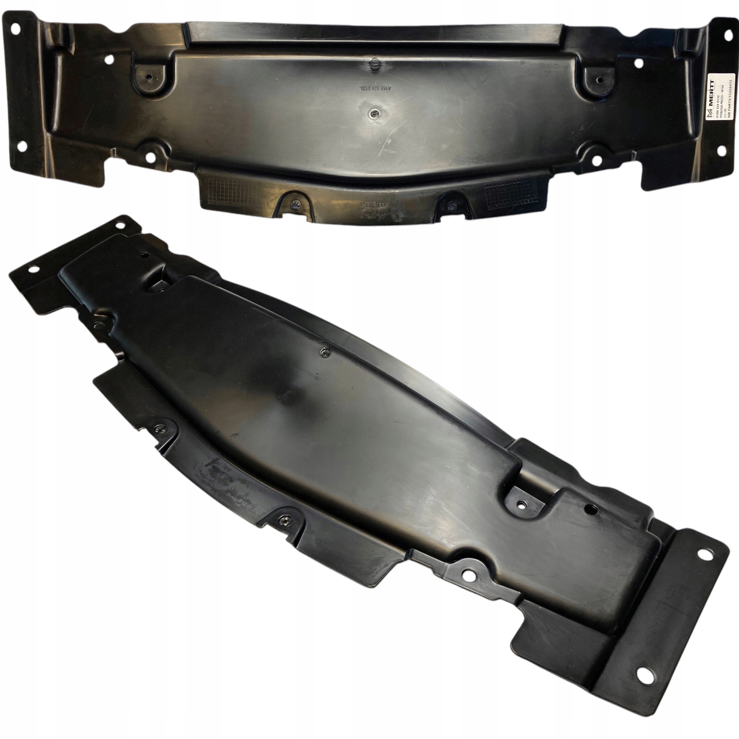 Podlaha Přední kryt nárazníku spoiler přední Mercedes Gle W166 X166 15-19