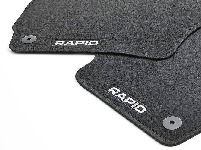 4 NOWE dywaniki tekstylne RAPID 5JB061404E