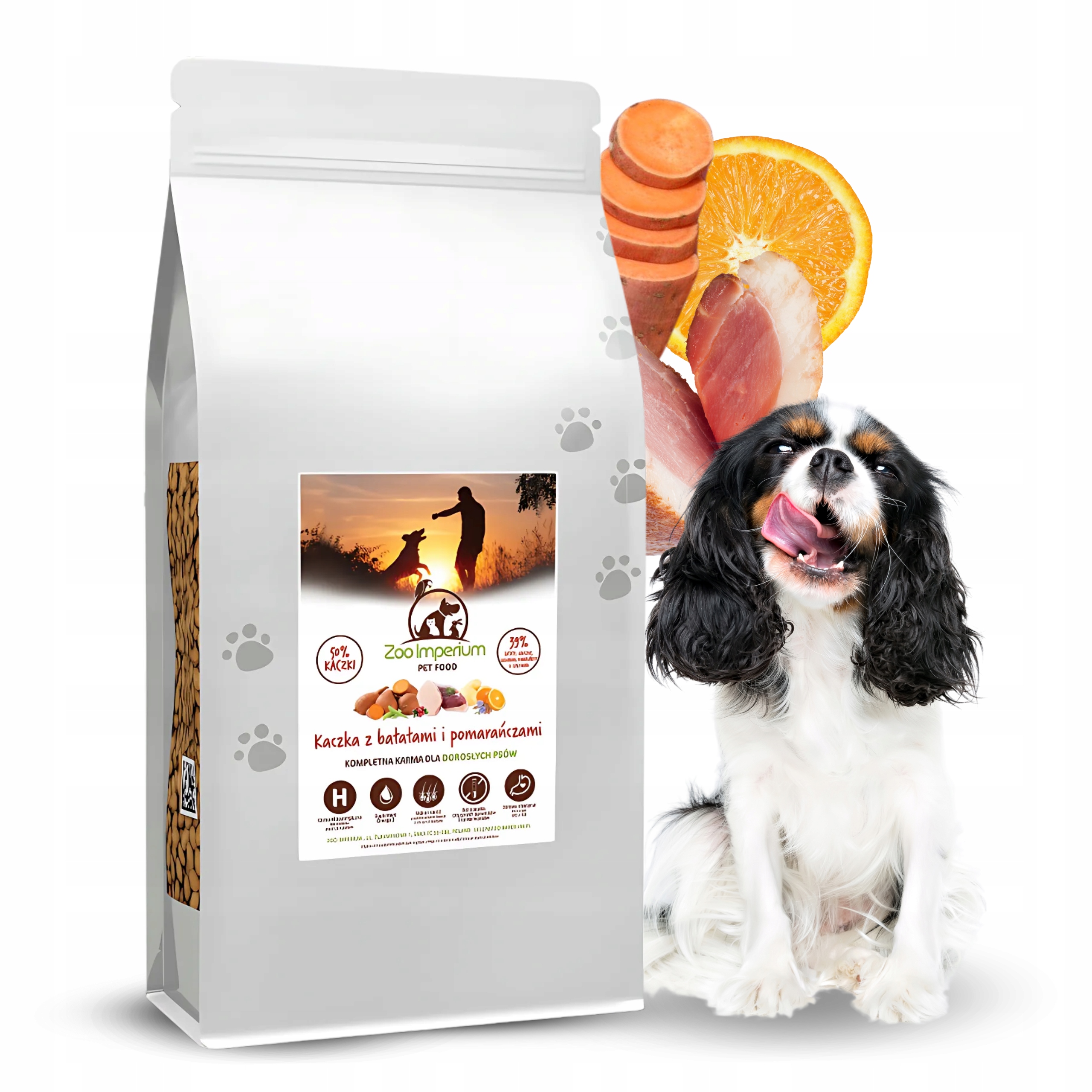 Levně Krmivo pro psy Zoo Imperium Bezobilná kachna s batáty 12 kg