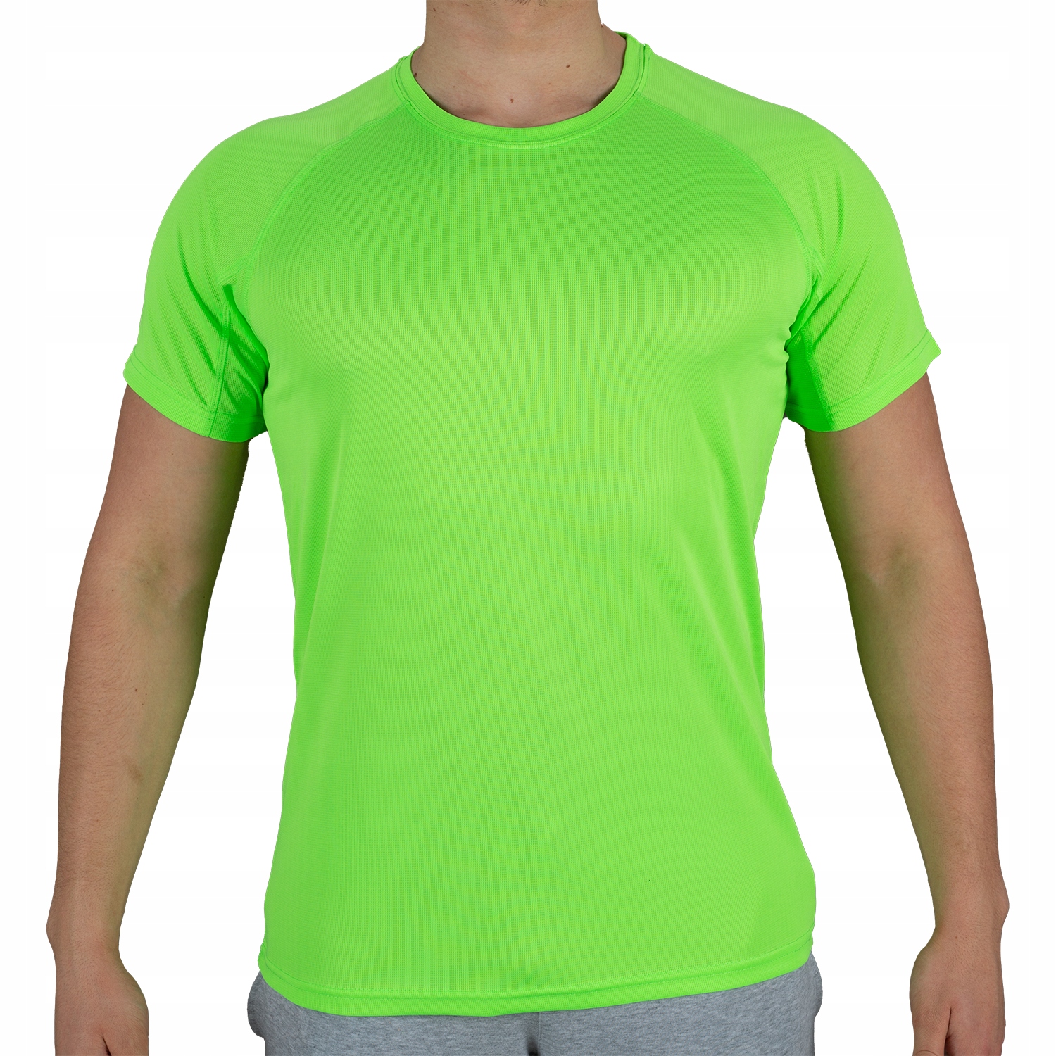 KOSZULKA DO BIEGANIA TERMOAKTYWNA Koszulki fitnes Rękaw krótki rękaw