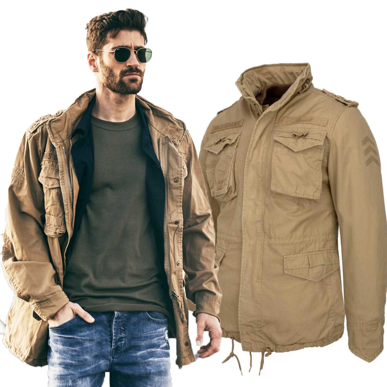 Bunda Brandit M65 Giant Camel Coyote S