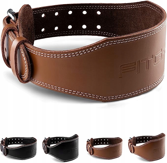 Kožený pás na zvedání závaží S