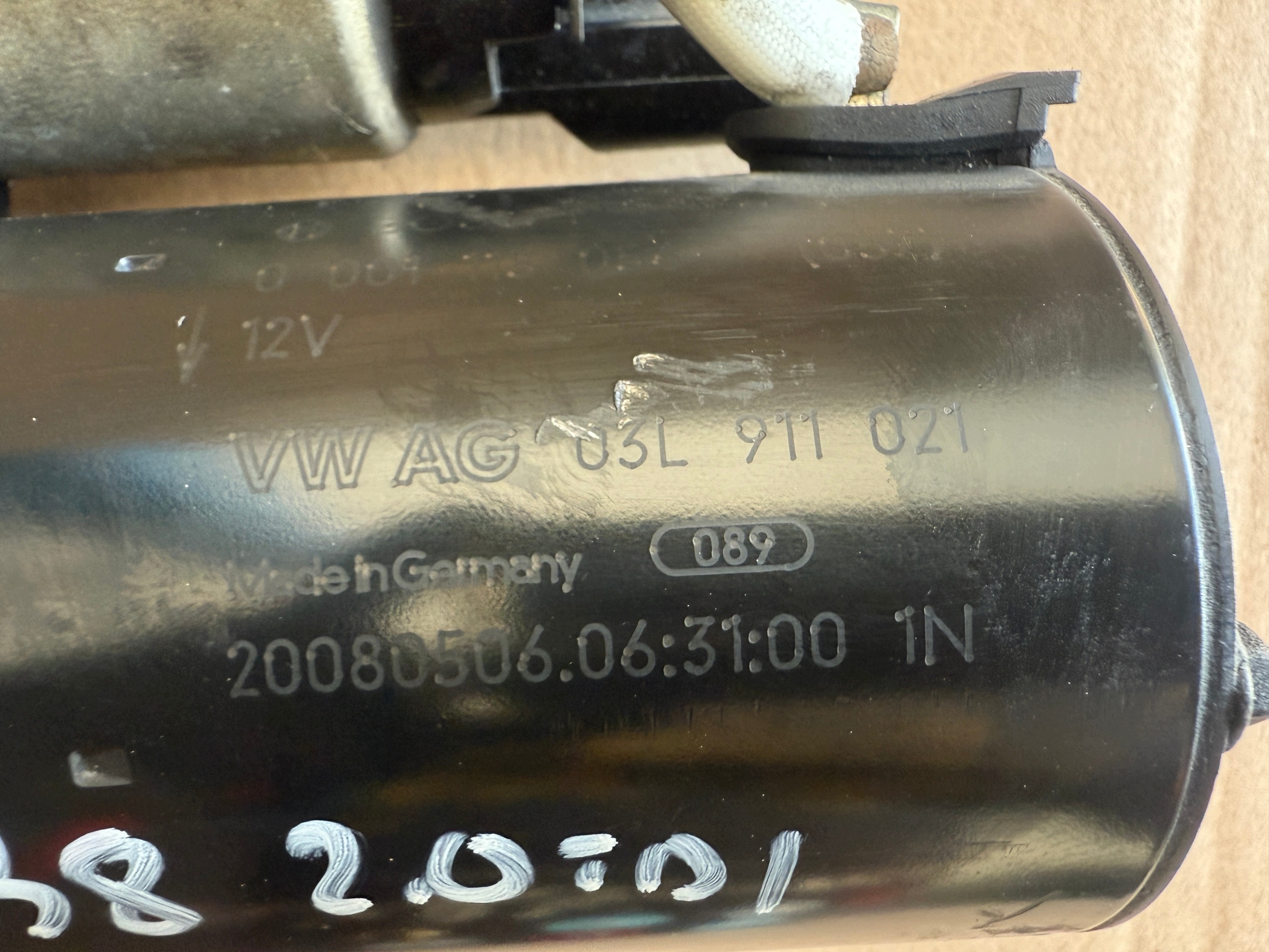 AUDI A4 B8 A5 2.0 TDI CAG CAGA starter 03L911021