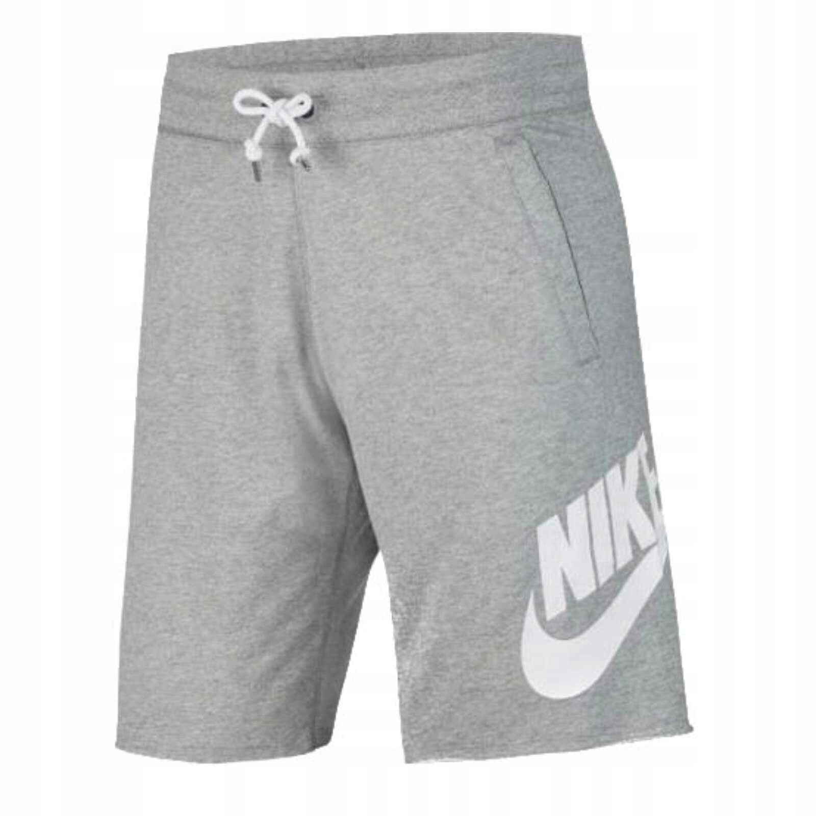 Krátké Kraťasy Nike Pánské Šedé Bavlna Šortky DX0502-063 vel. XL