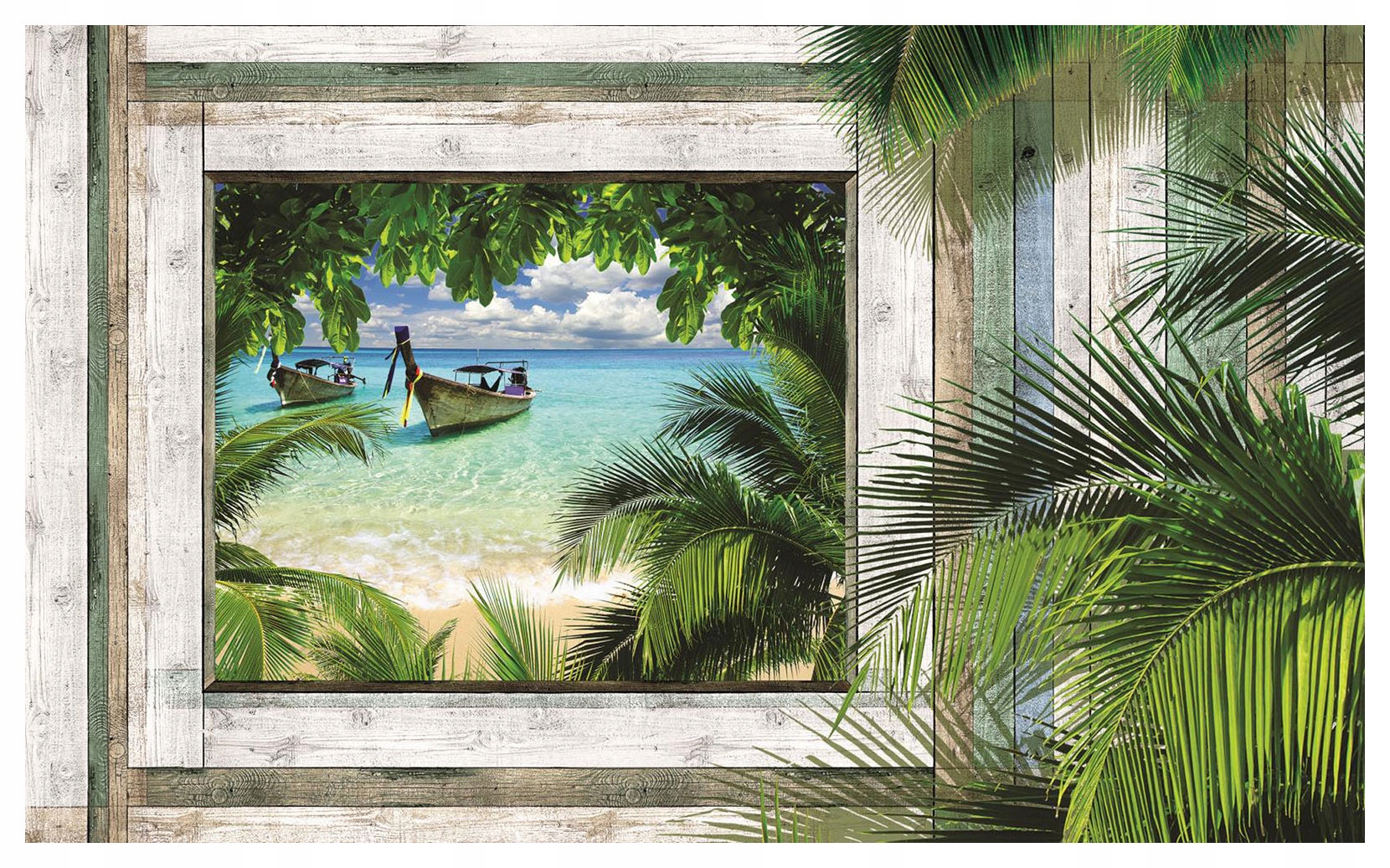 Vliesová fototapeta Thajská laguna Rajský koutek exotika 200x140 lepidlo