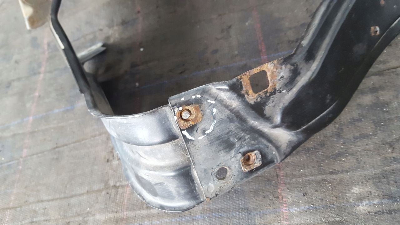 support panel for radiators pillar Mercedes W203 CL
