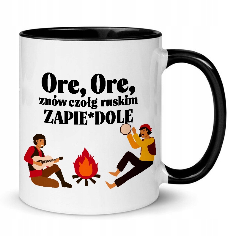 

Kubek Czarny Ore Ore Czołg Znowu Zapie*dole