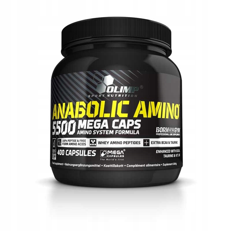 Olimp Anabolic Amino 5500 aminokwasy 400 kapsułek