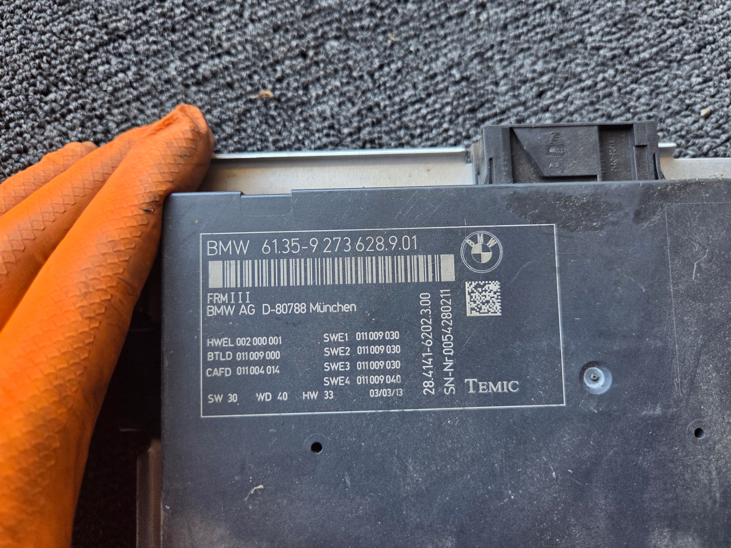 Centralina modulo luci BMW F10 F11 9273628