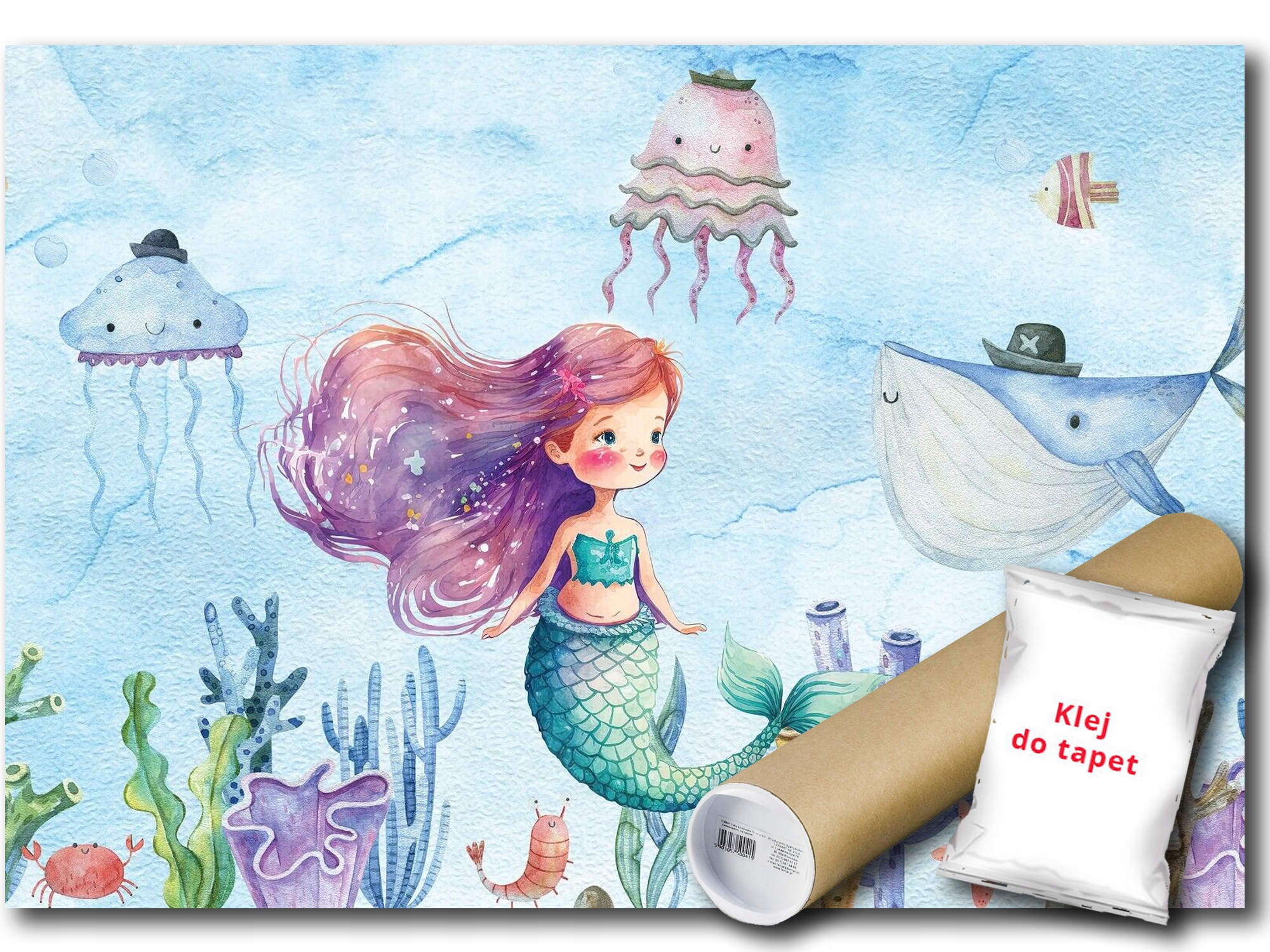 Vinylová Fototapeta Mořská Panna Voda Pohádka 312x219