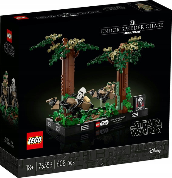 Lego 75353 Star Wars Diorama Pronásledování Na Závodníku