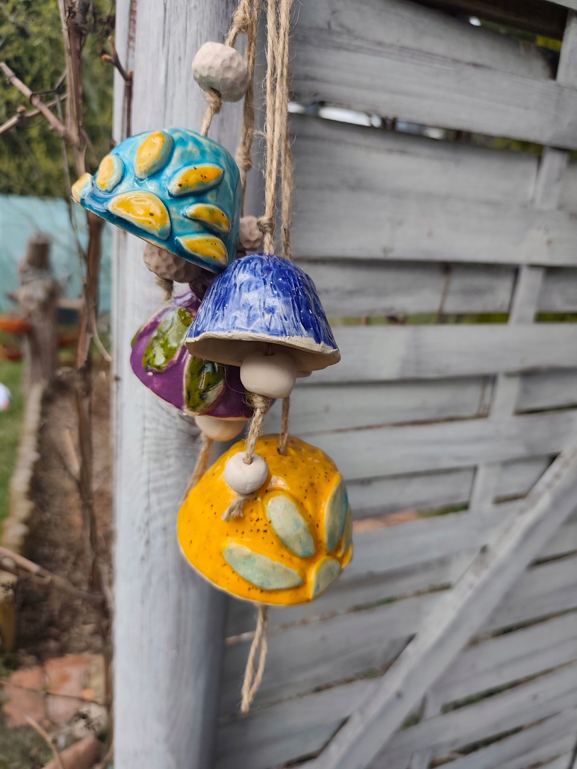 dzwonek ceramiczny rękodzieło