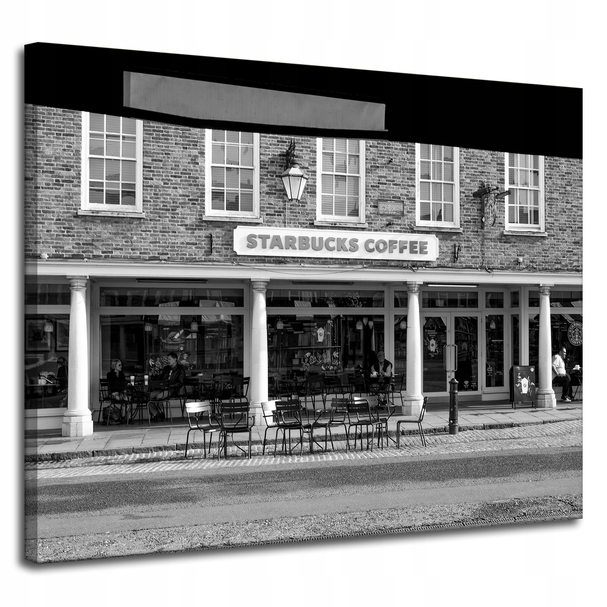 Obrazy na plátně Architektura Starbucks 100 x 80 cm
