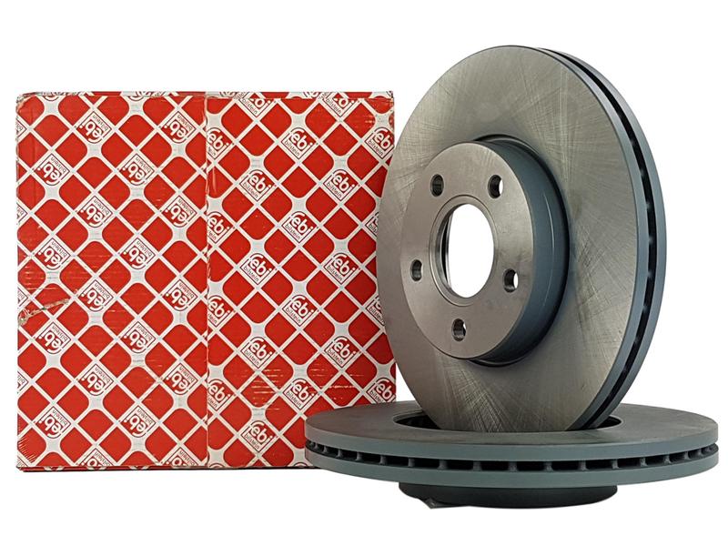 FEBI TARCZE KLOCKI PRZOD FORD FOCUS MK2 II 278MM Installation side Front