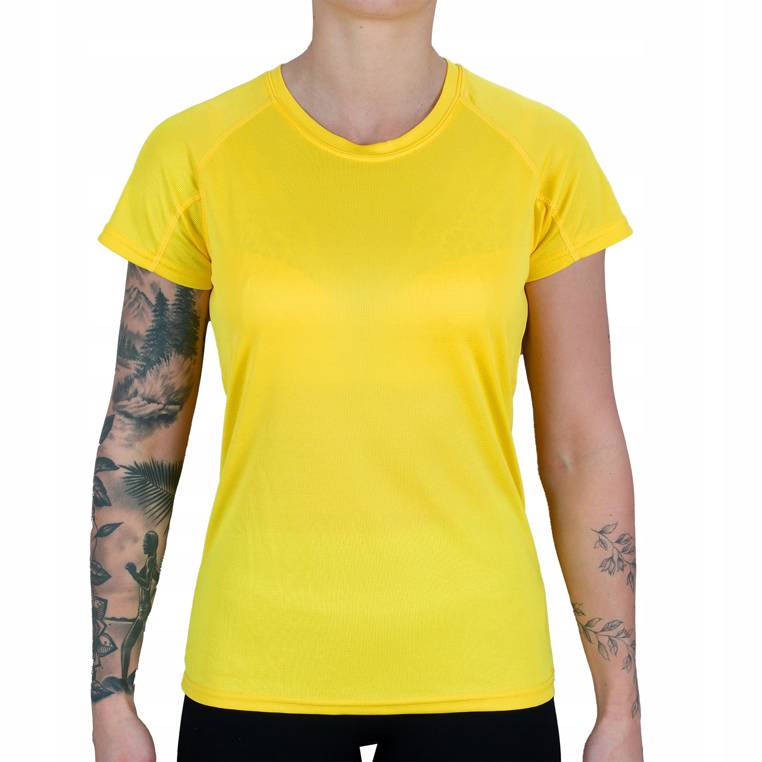 KOSZULKA DO BIEGANIA TERMOAKTYWNA fitness damska Rękaw krótki rękaw