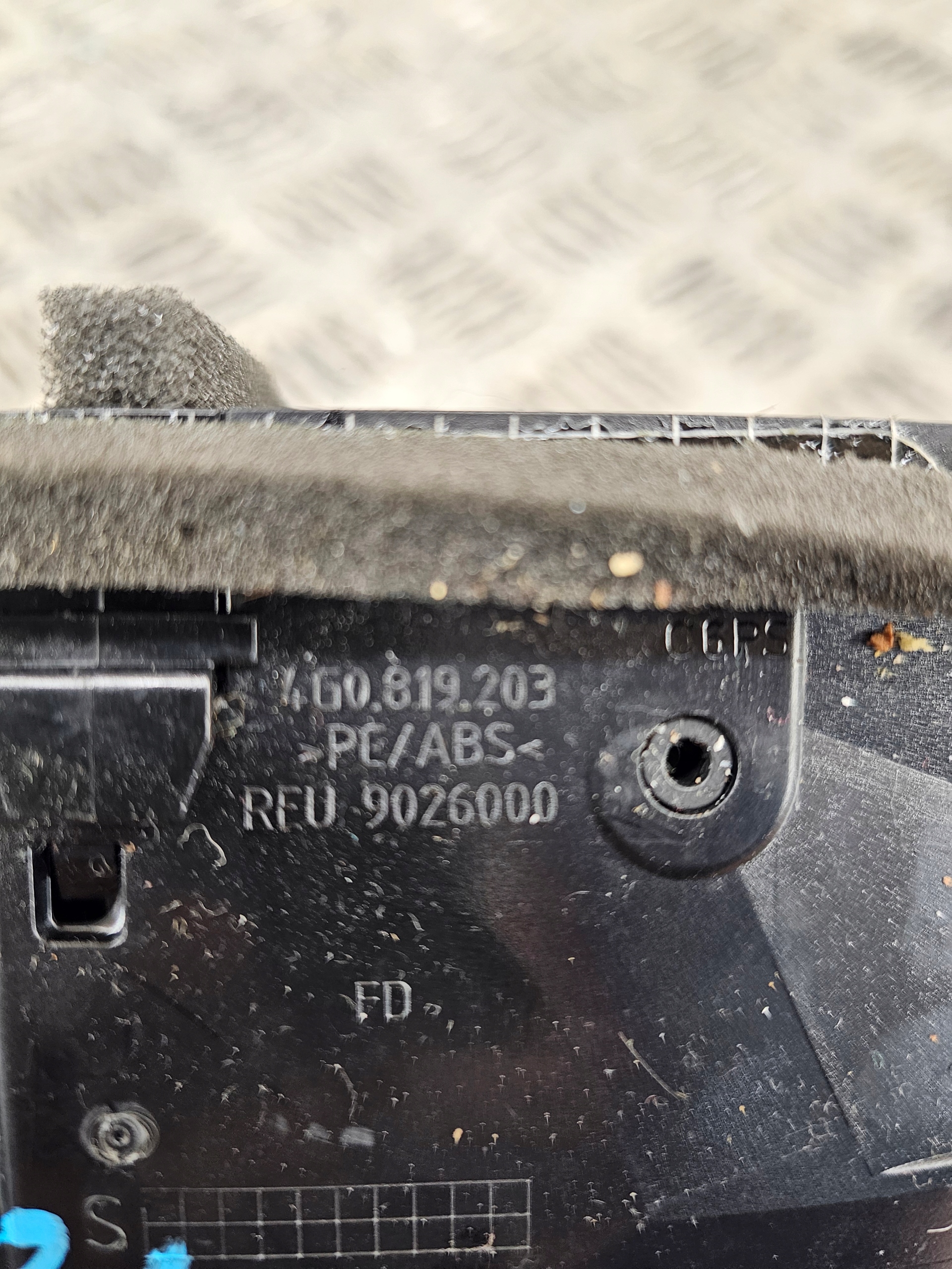 grid air conditioning devices TUNEL AUDI A6 C7 OE 4G0819203