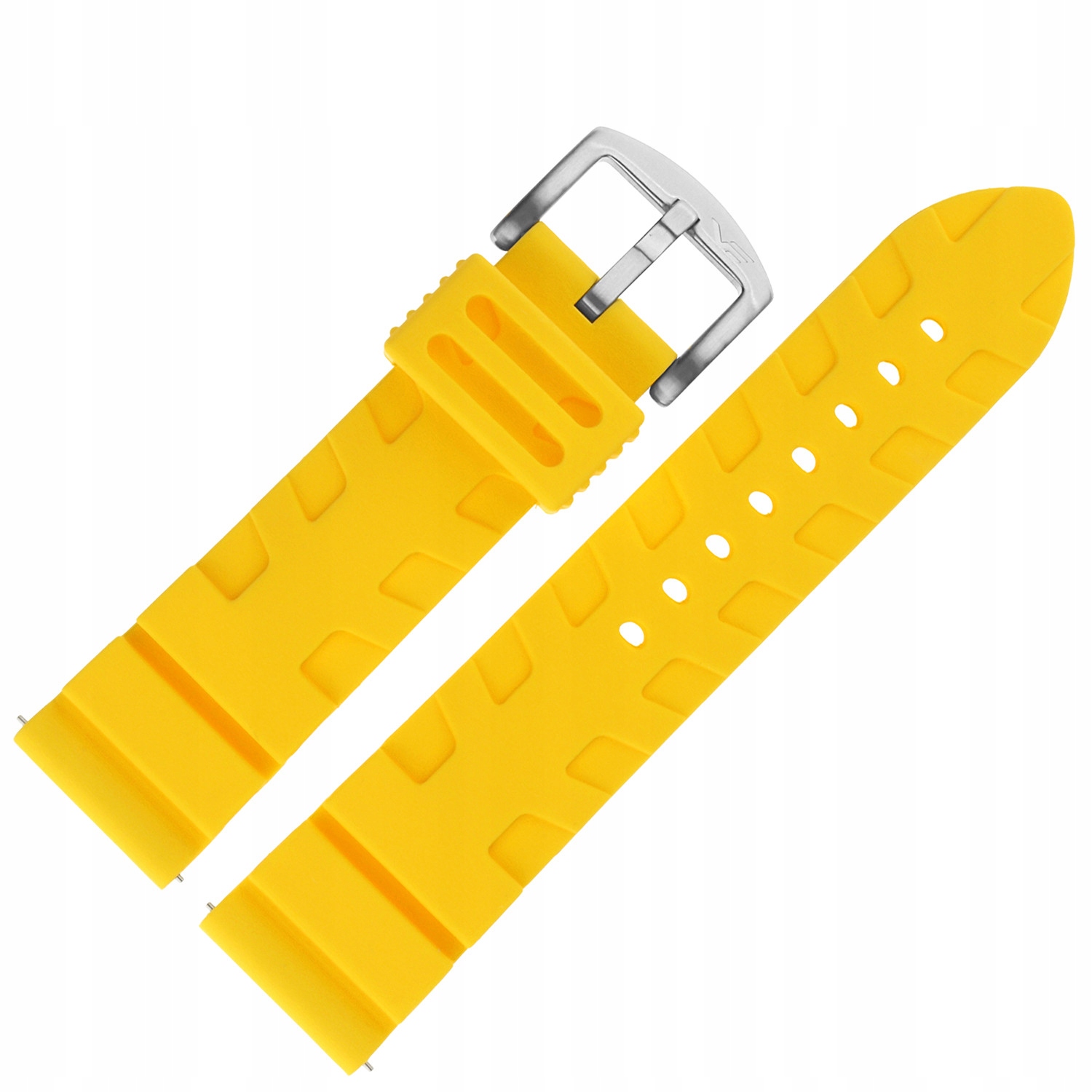 Pásek Expedition Silikon (A735) žlutý ocelový