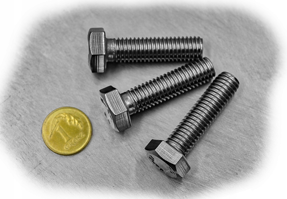 

M8x30 Śruba Sześciokątna Kwasoodporna A4 933 (10)