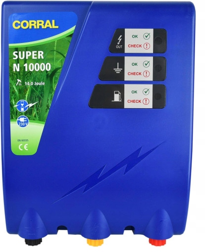 Síťový Elektrizátor Corral N10000 Na Divoký Dobytek Pro Koně, Kozy 14,0J