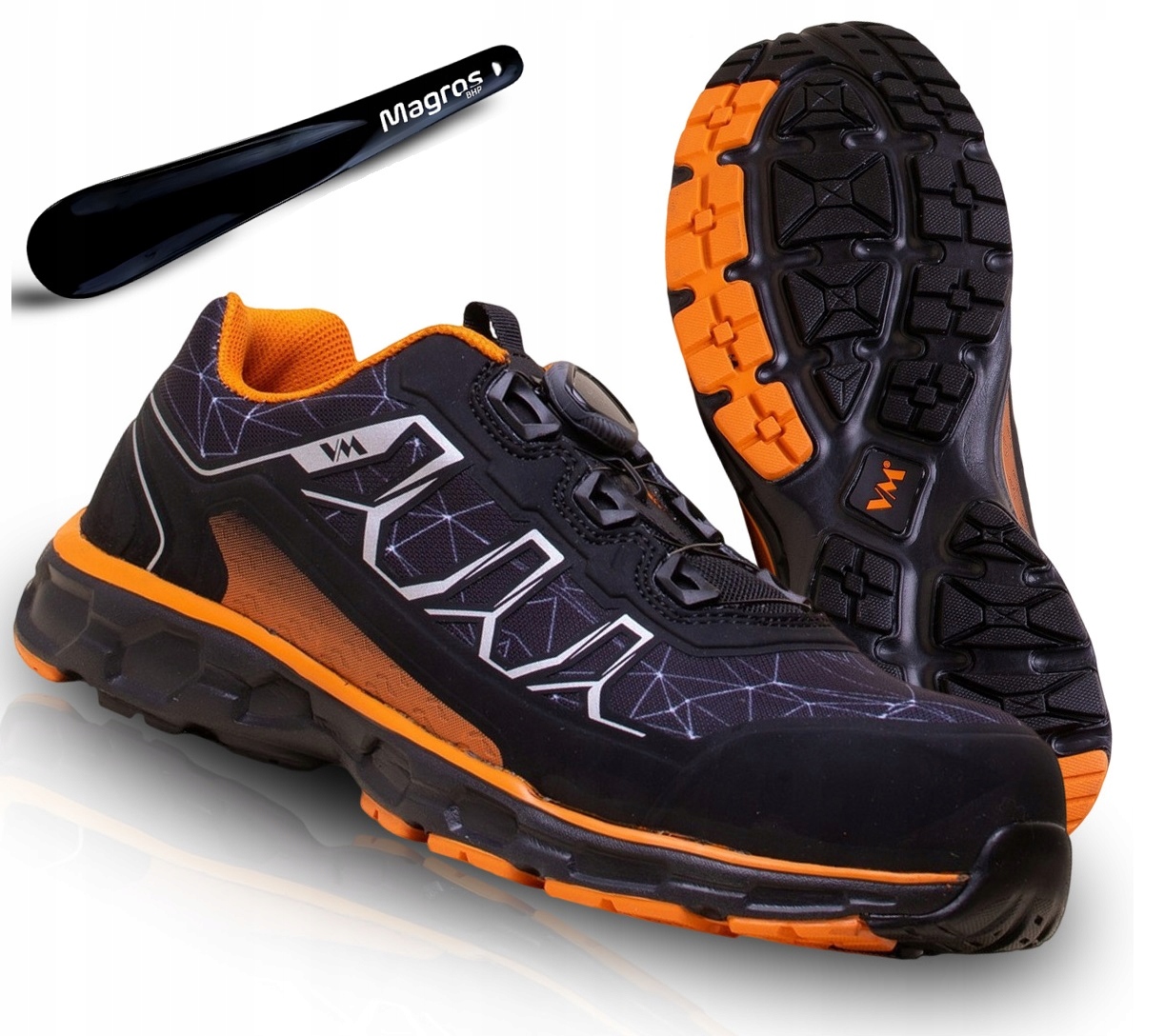 Buty Robocze Bezpieczne Komfortowe Półbuty Męskie VM Louisiana Boa S1P 43