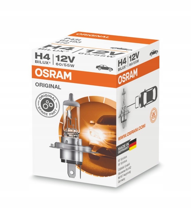 

żarówka Osram Original Line H4 12V