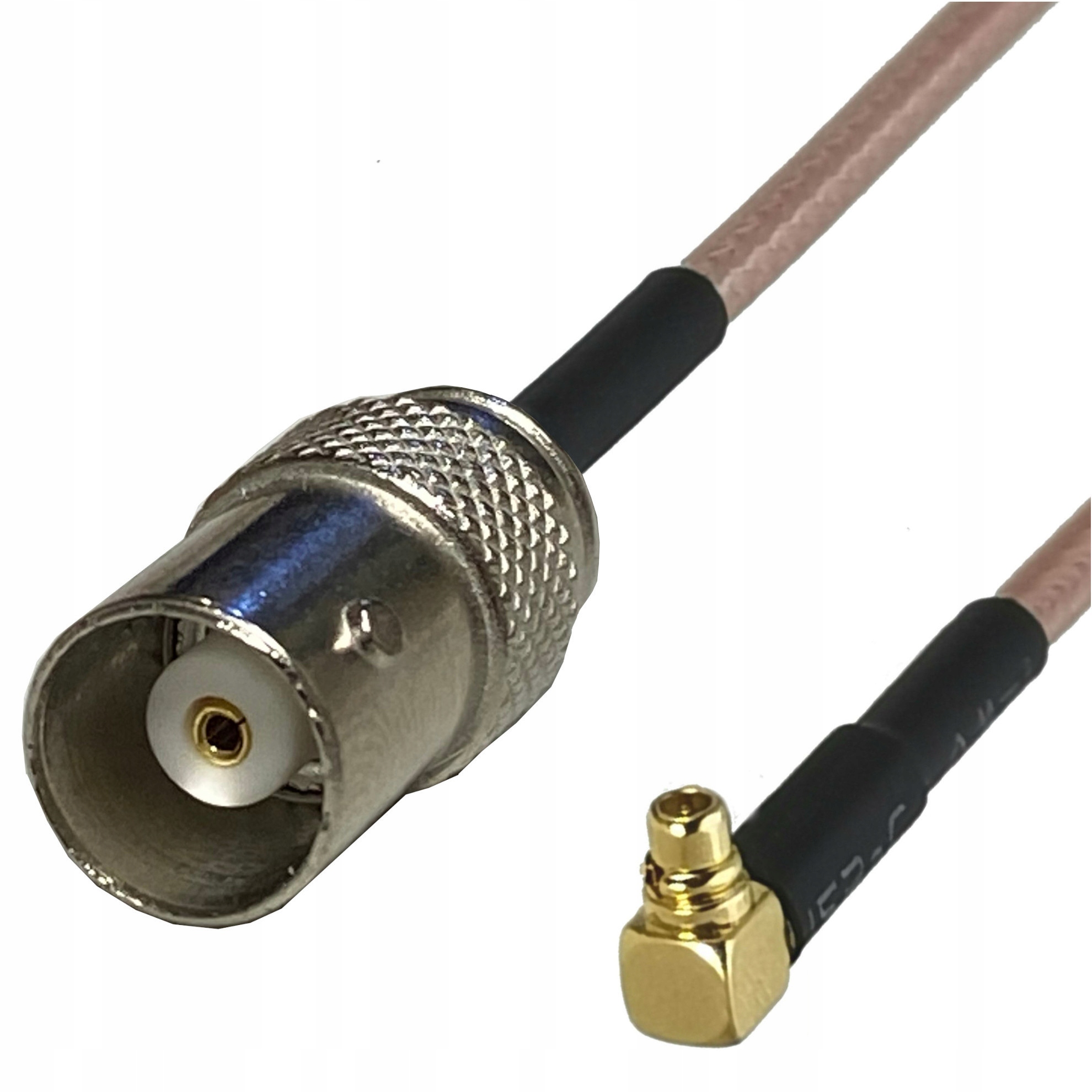 Pigtail MMCX wtyk Bnc gniazdo RG316 20cm