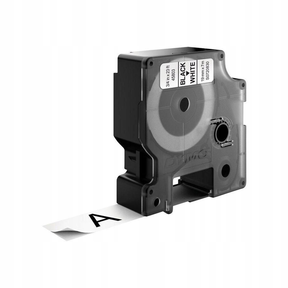 Standardowa taśma Dymo D1 19mm x 7m czarno-biała, S0720830