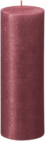 

Bolsius Świeca Rustic Shimmer 190/68 Czerwień