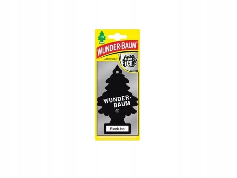 Choinka zapachowa auta Black Ice Wunder-baum