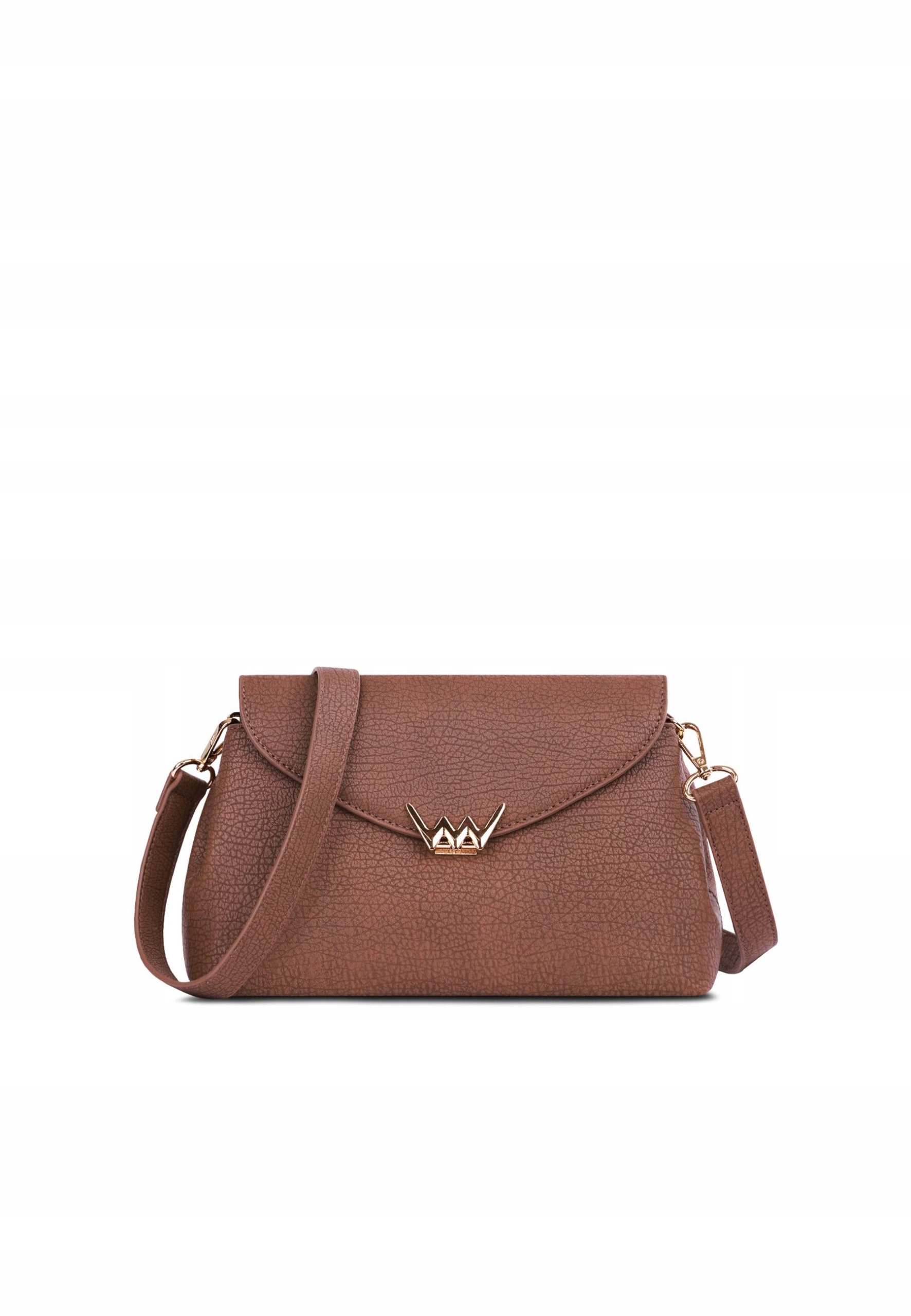 Dámská crossbody kabelka Vuch Leera hnědá koženka 28 cm
