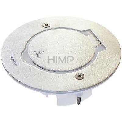 Kryt podlahového otvoru kulatý Inox