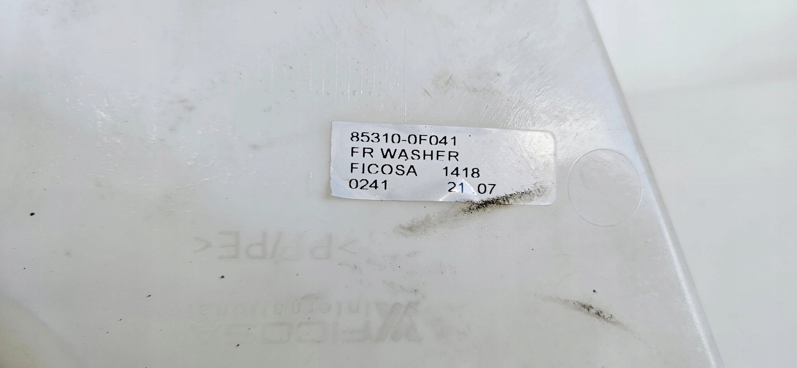 washer fluid tank TOYOTA VERSO 12-18 ORYG