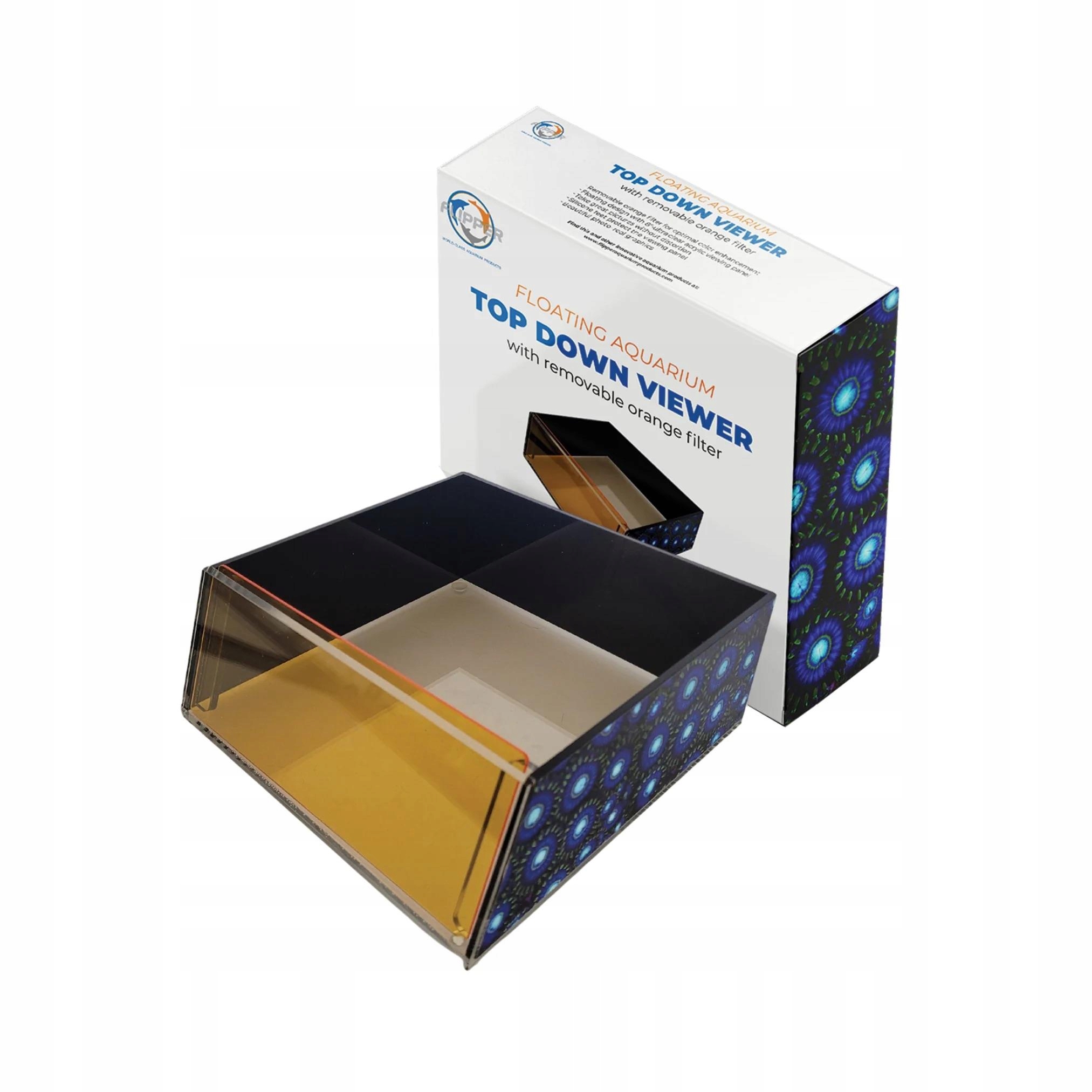 Levně Okulár Pro Pozorování Korálů Shora, Plovoucí Lupa Pro Mořské Akvárium