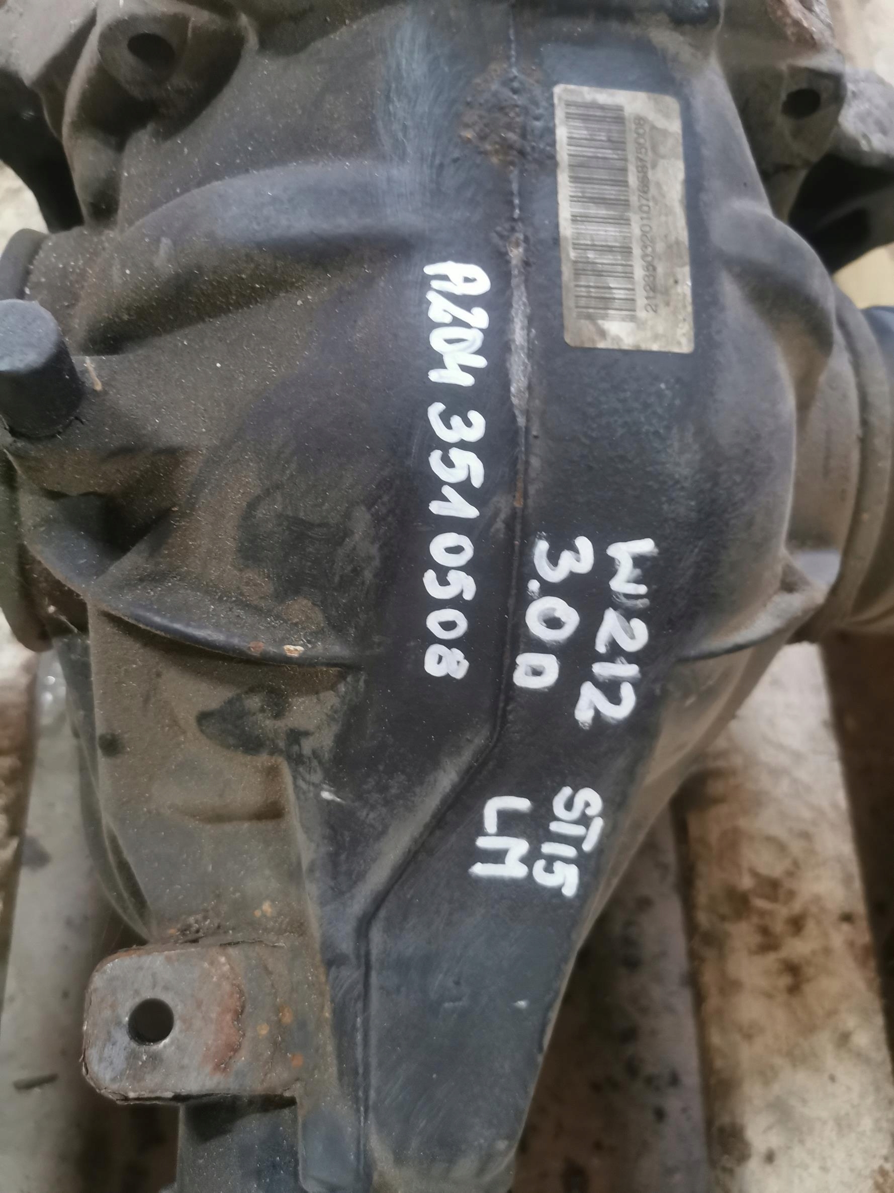 differential diff rear part MERCEDES E-KLASA W212 2.2 CDI E250 A2043510508
