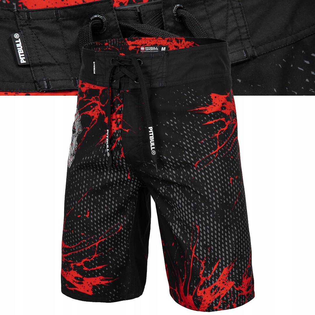 Męskie Szorty kąpielowe Pitbull Kąpielówki Sportowe Blood Dog
