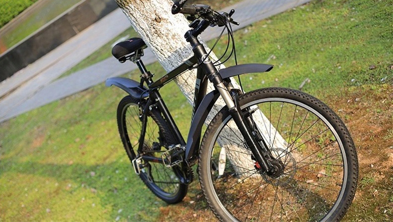 BŁOTNIKI ROWEROWE WACHLARZE LED 26 27 28 29 CZARNY Rodzaj komplet
