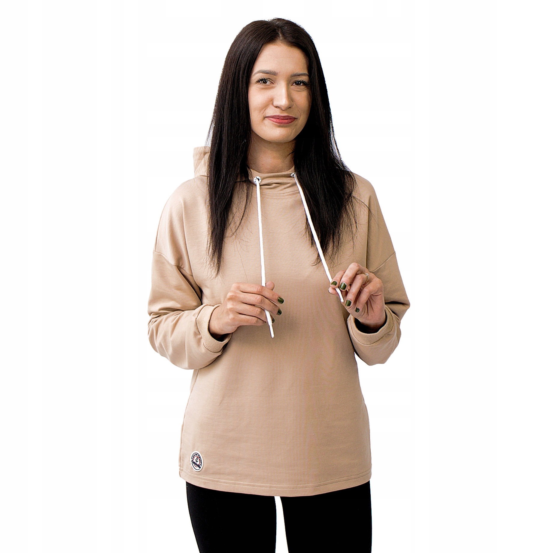 Mikina s kapucí béžová Captain Mike L