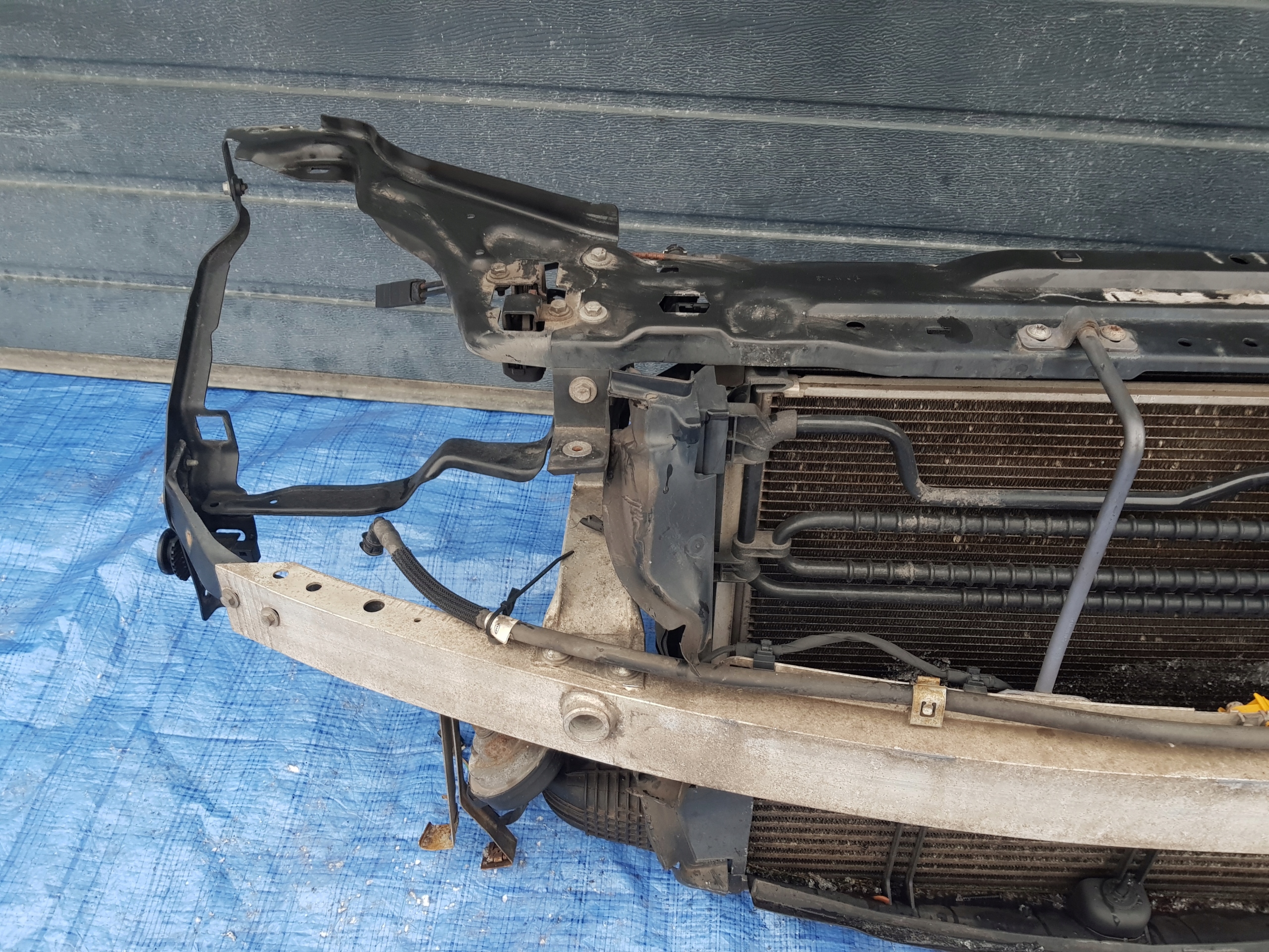 support panel for radiators radiator MERCEDES W204 2.2 CDI 651 MANUAL