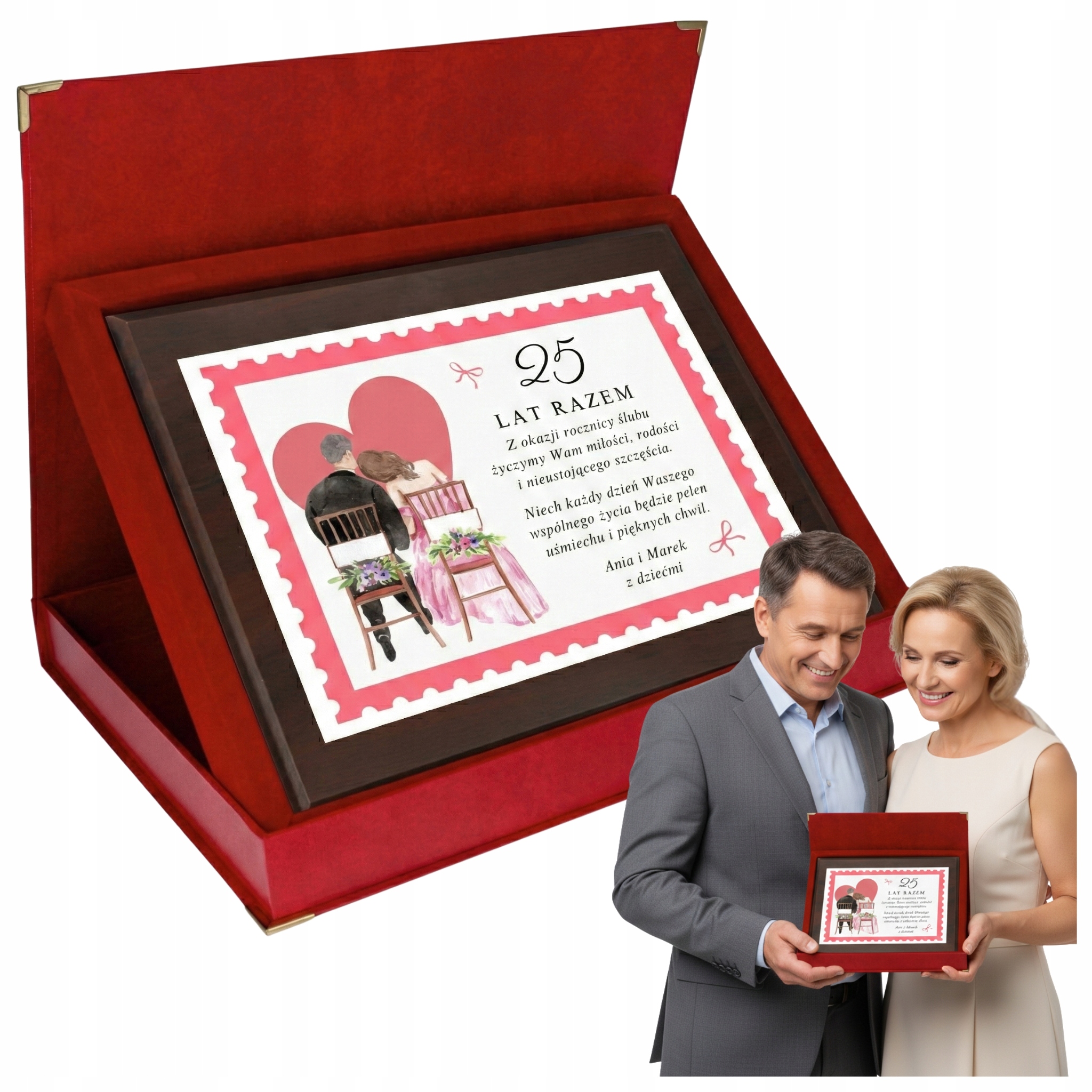 Dárek K Výročí Svatby Jubileum Diplom V Pouzdru Zlaté Hody Rodiče Potisk