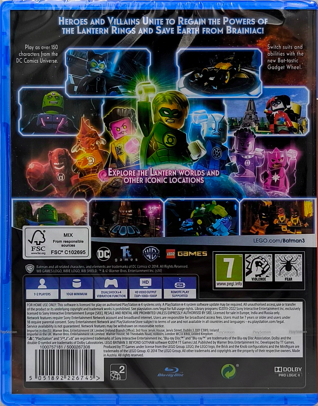 LEGO BATMAN 3 POZA GOTHAM BEYOND GOTHAM PS4 PO POLSKU NOWA Producent Sony Pictures Virtual Reality