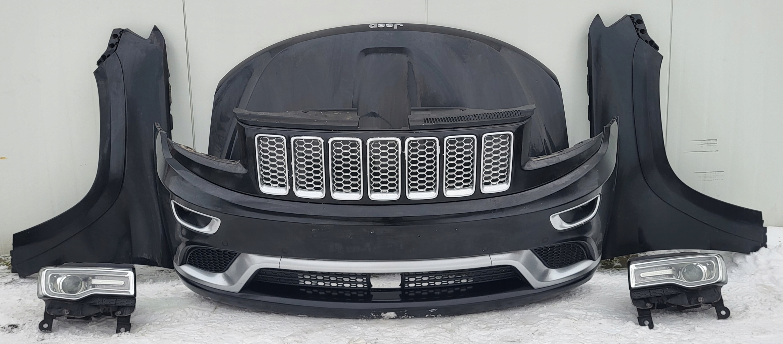 JEEP GRAND CHEROKEE WK2 FL MASKA BŁOTNIK LAMPY PAS ZDERZAK PXJ SUMMIT