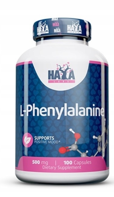 Haya Labs L-Phenylalanine 100caps Koncentrácia