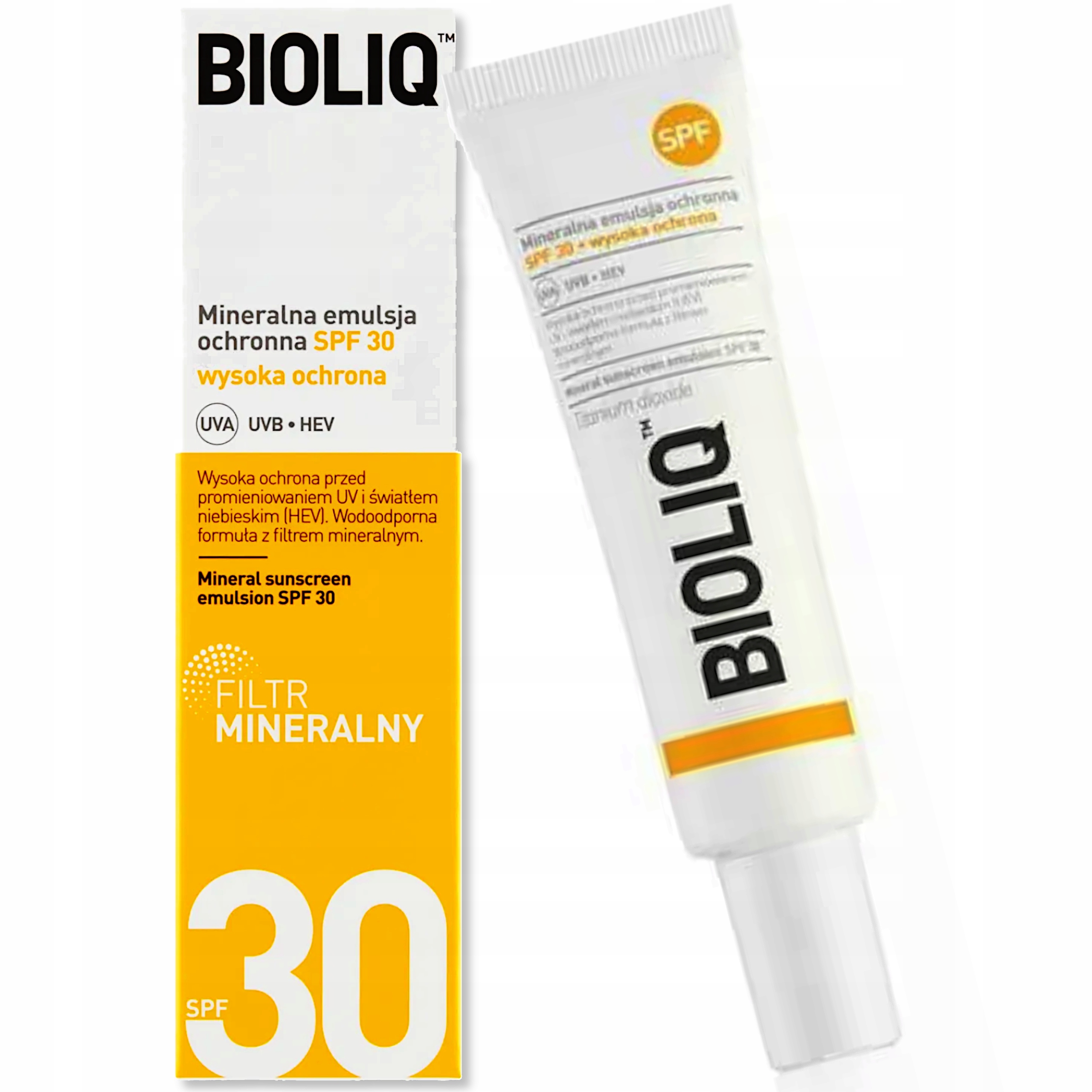 Bioliq Spf mineralna emulsja ochronna Spf 30, 30ml