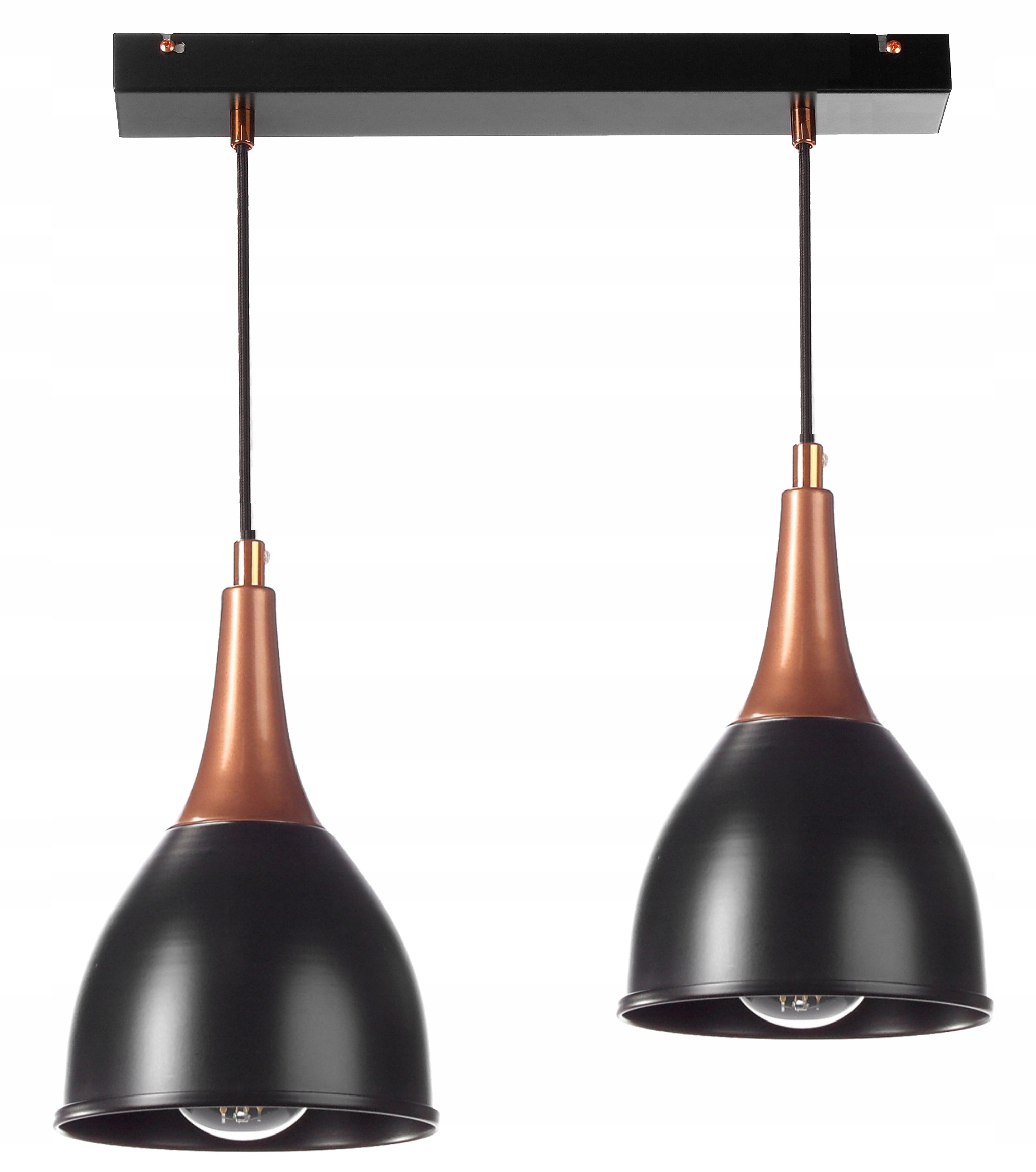 Loftová průmyslová závěsná lampa Metal Led Edison E27 Měď