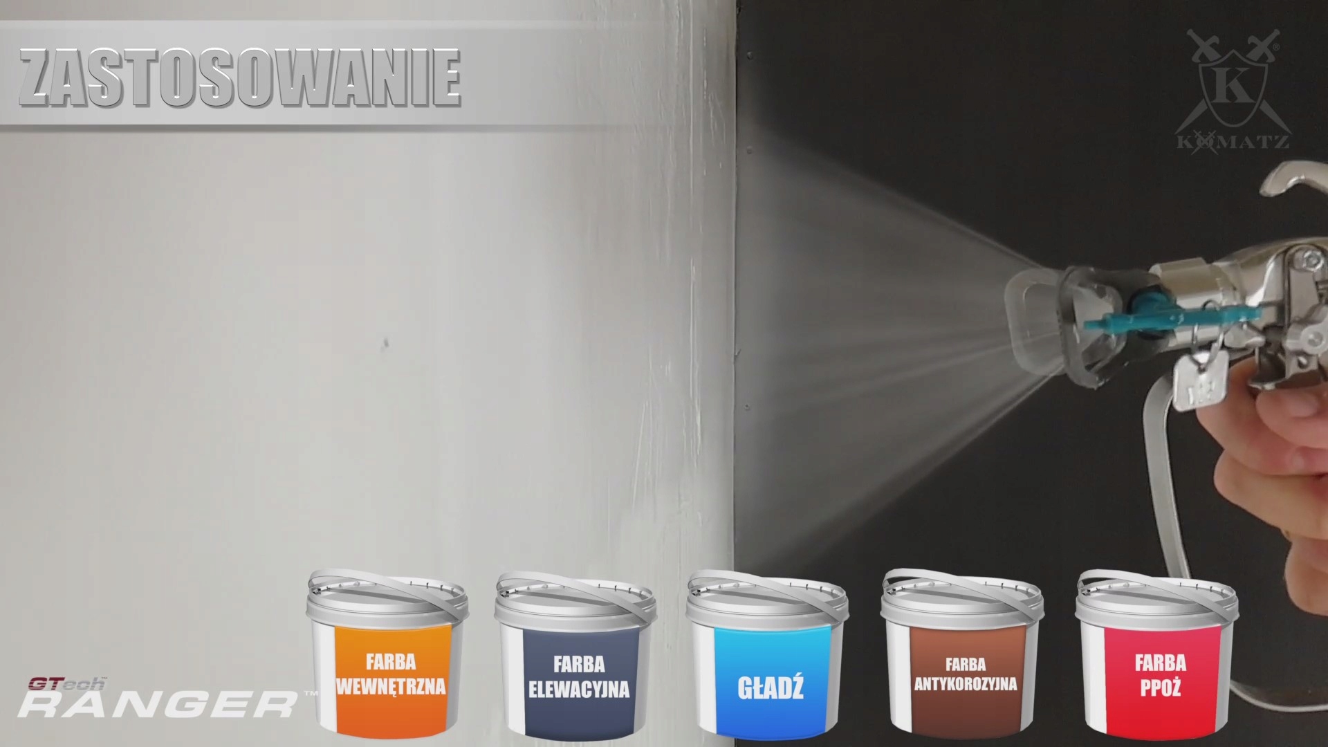 Agregat szpachlarski GTech Ranger III + GRATISY Producent Komatz