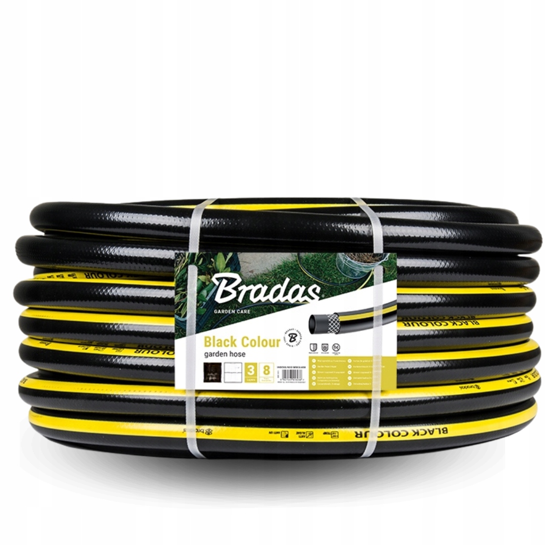 WĄŻ OGRODOWY 50m SZLAUF DO PODLEWANIA TRAWNIKA KWIATÓW 1/2'' MOCNY SOLIDNY Kod producenta Wąż ogrodowy Czarny 50m solidny mocny